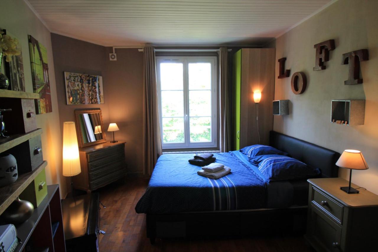 Disponible - Appartement Entier - Ligne H 15Mn Paris-Gare Du Nord, Parking Rue Gratuit, 4 Pers, Station De Train En Face Toutes Les 15Mn, Hippodrome, Cdfas, Universite, Borne Electrique, 1Er Etage Обонн Экстерьер фото